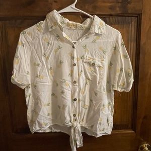 ✨Pineapple Button Down✨
